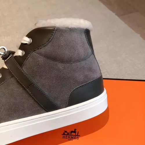 Replica Hermes High Tops Shoes For Men #1387556 $145.00 USD for Wholesale