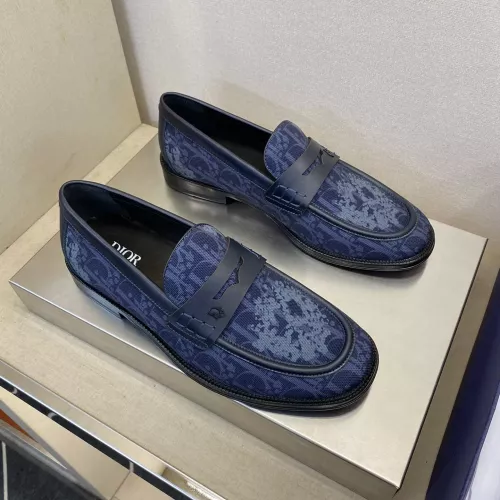 Replica Christian Dior Leather Shoes For Men #1387563 $172.00 USD for Wholesale