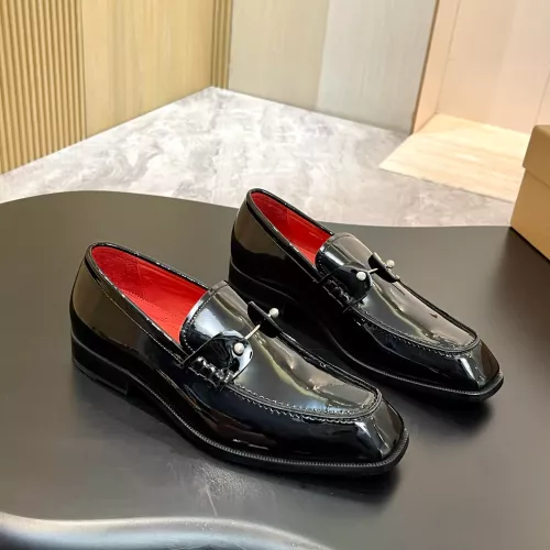 Replica Christian Louboutin Leather Shoes For Men #1387580 $172.00 USD for Wholesale
