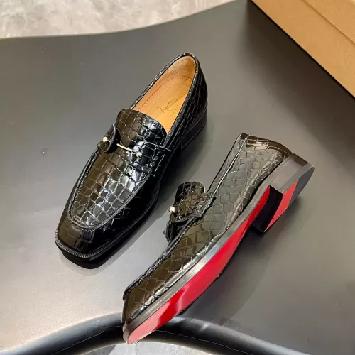 Replica Christian Louboutin Leather Shoes For Men #1387581 $172.00 USD for Wholesale