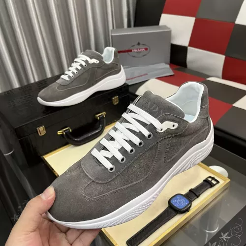 Wholesale Prada Casual Shoes For Men #1387742 $80.00 USD, Wholesale Quality Replica Prada Casual Shoes