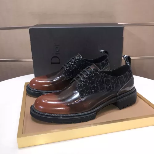 Wholesale Christian Dior Leather Shoes For Men #1387862 $128.00 USD, Wholesale Quality Replica Christian Dior Leather Shoes