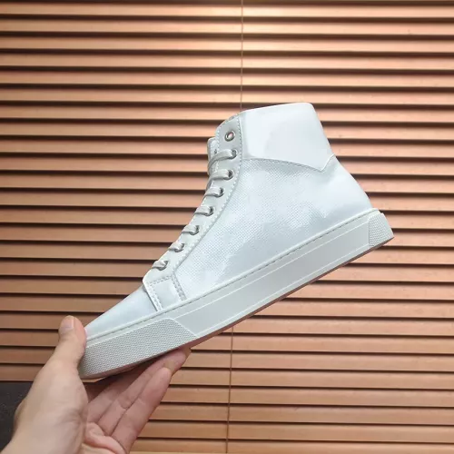 Replica Philipp Plein PP High Tops Shoes For Men #1387888 $92.00 USD for Wholesale
