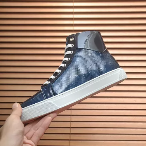 Replica Philipp Plein PP High Tops Shoes For Men #1387892 $92.00 USD for Wholesale