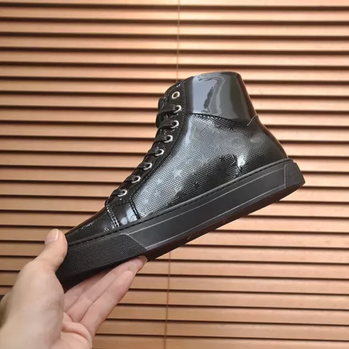Replica Philipp Plein PP High Tops Shoes For Men #1387894 $92.00 USD for Wholesale