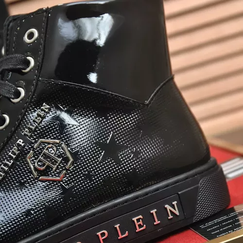 Replica Philipp Plein PP High Tops Shoes For Men #1387894 $92.00 USD for Wholesale