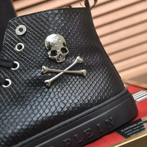 Replica Philipp Plein PP High Tops Shoes For Men #1387903 $92.00 USD for Wholesale