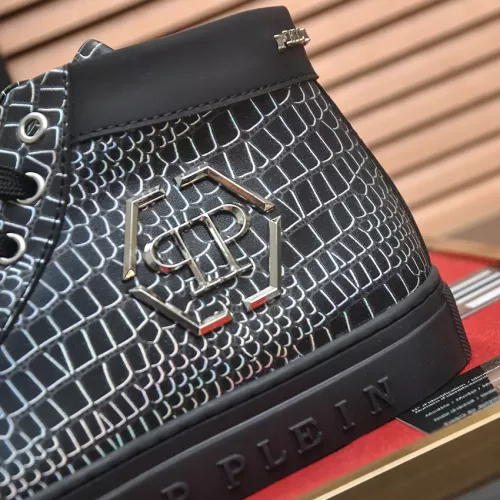 Replica Philipp Plein PP High Tops Shoes For Men #1387911 $92.00 USD for Wholesale