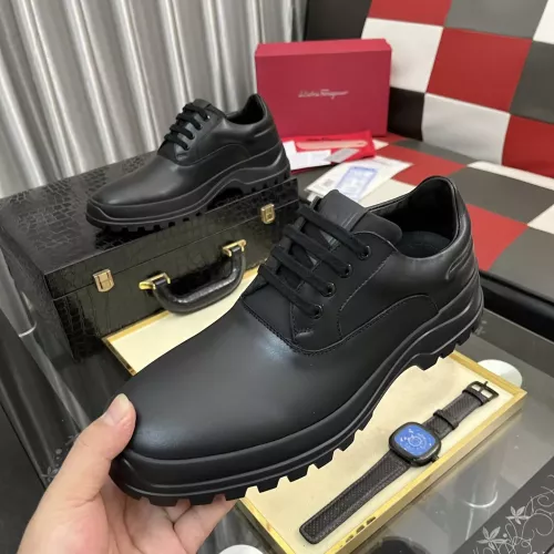 Wholesale Salvatore Ferragamo Leather Shoes For Men #1387949 $118.00 USD, Wholesale Quality Replica Salvatore Ferragamo Leather Shoes
