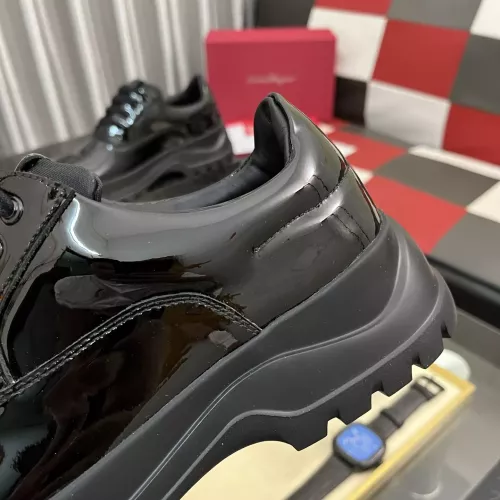 Replica Salvatore Ferragamo Leather Shoes For Men #1387955 $118.00 USD for Wholesale