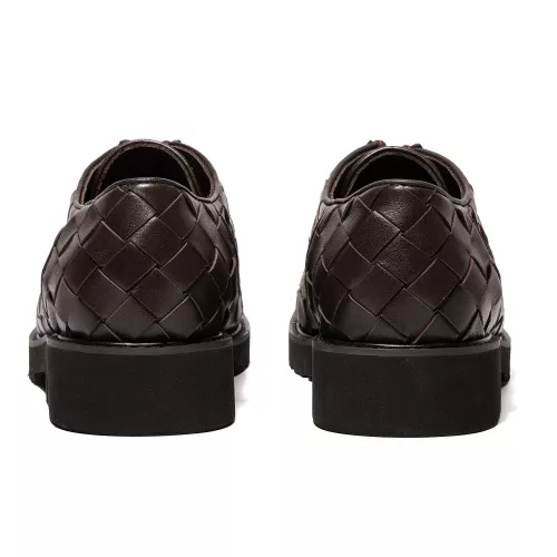 Replica Bottega Veneta BV Leather Shoes For Men #1387966 $145.00 USD for Wholesale