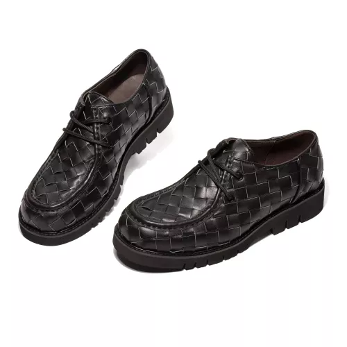 Wholesale Bottega Veneta BV Leather Shoes For Men #1387968 $145.00 USD, Wholesale Quality Replica Bottega Veneta BV Leather Shoes
