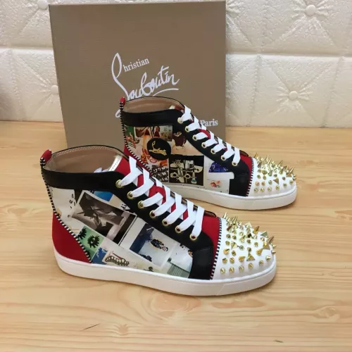 Wholesale Christian Louboutin High Top Shoes For Men #1388022 $96.00 USD, Wholesale Quality Replica Christian Louboutin High Top Shoes