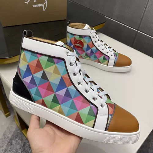 Wholesale Christian Louboutin High Top Shoes For Men #1388040 $98.00 USD, Wholesale Quality Replica Christian Louboutin High Top Shoes