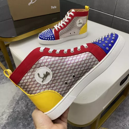 Replica Christian Louboutin High Top Shoes For Men #1388042 $98.00 USD for Wholesale