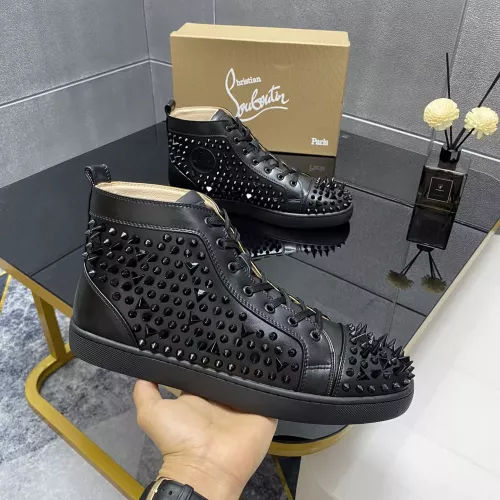 Wholesale Christian Louboutin High Top Shoes For Men #1388046 $98.00 USD, Wholesale Quality Replica Christian Louboutin High Top Shoes