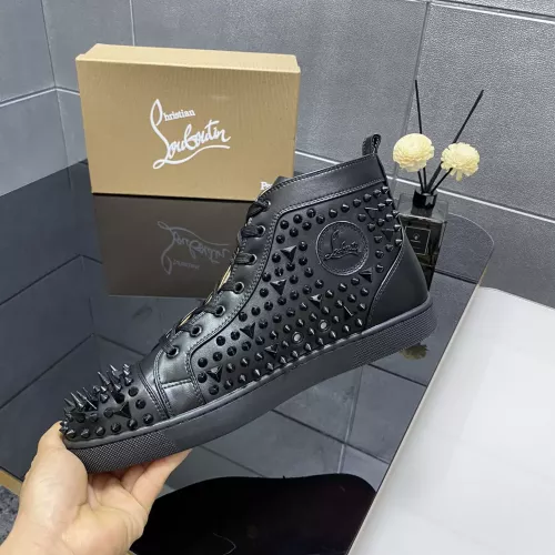 Replica Christian Louboutin High Top Shoes For Men #1388046 $98.00 USD for Wholesale