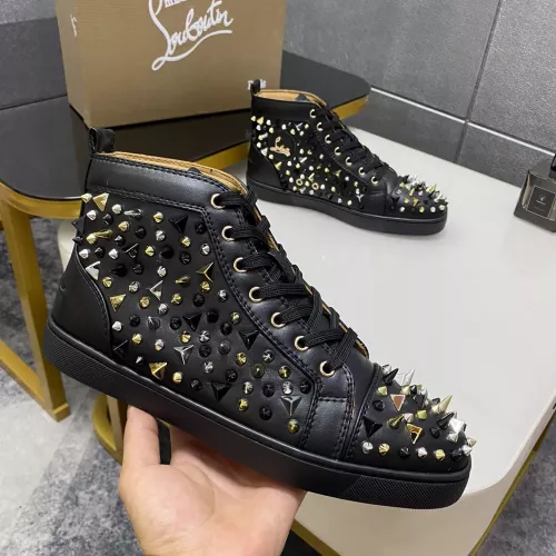 Wholesale Christian Louboutin High Top Shoes For Men #1388050 $98.00 USD, Wholesale Quality Replica Christian Louboutin High Top Shoes