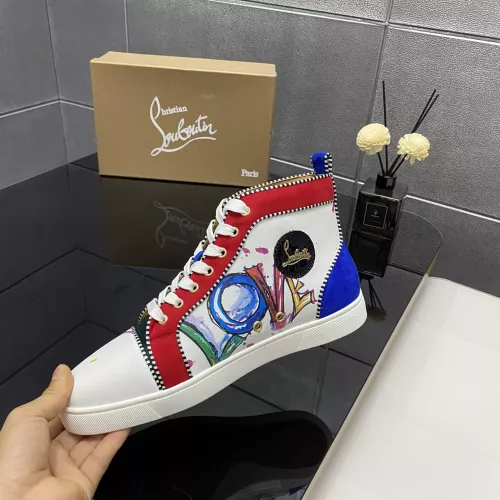 Replica Christian Louboutin High Top Shoes For Men #1388053 $100.00 USD for Wholesale