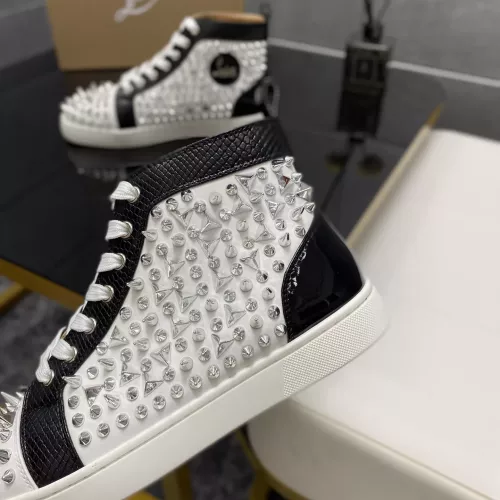 Replica Christian Louboutin High Top Shoes For Men #1388060 $98.00 USD for Wholesale
