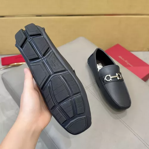 Replica Salvatore Ferragamo Leather Shoes For Men #1388079 $96.00 USD for Wholesale