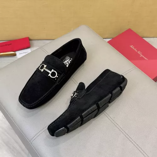 Wholesale Salvatore Ferragamo Leather Shoes For Men #1388085 $96.00 USD, Wholesale Quality Replica Salvatore Ferragamo Leather Shoes