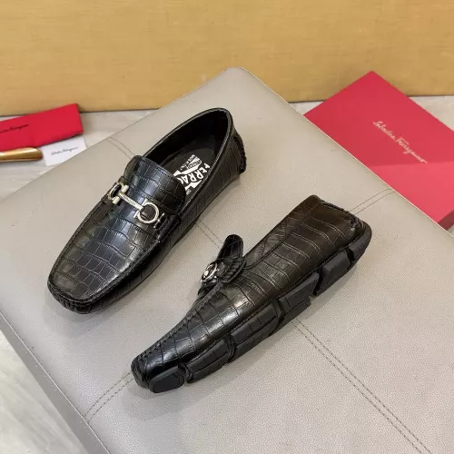 Wholesale Salvatore Ferragamo Leather Shoes For Men #1388088 $96.00 USD, Wholesale Quality Replica Salvatore Ferragamo Leather Shoes
