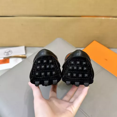 Replica Hermes Leather Shoes For Men #1388090 $98.00 USD for Wholesale