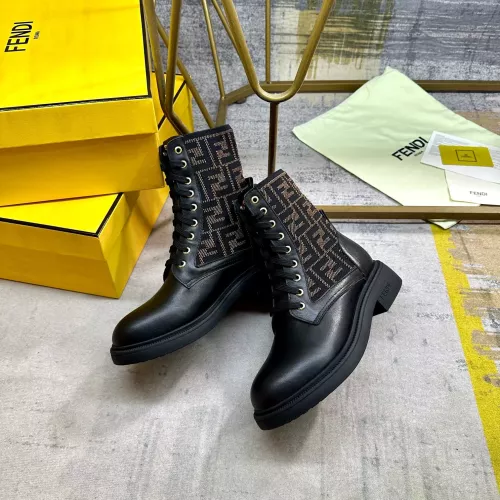 Replica Fendi Fashion Boots For Women #1388274 $108.00 USD for Wholesale