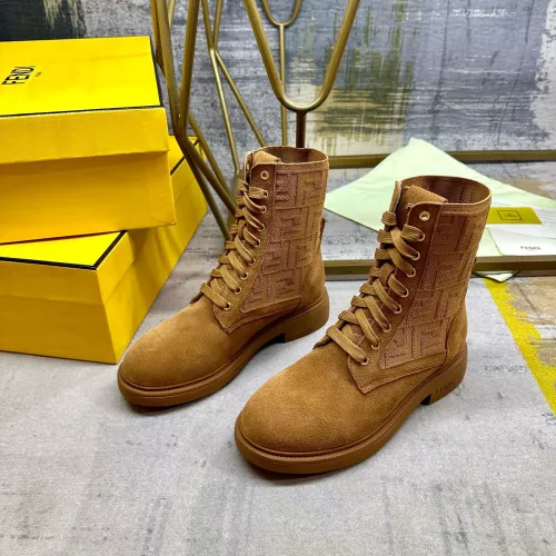Replica Fendi Fashion Boots For Women #1388275 $108.00 USD for Wholesale