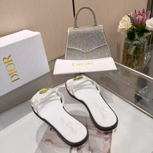 Replica Christian Dior Slippers For Women #1388290 $82.00 USD for Wholesale