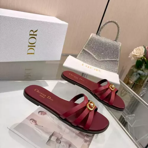 Replica Christian Dior Slippers For Women #1388295 $82.00 USD for Wholesale