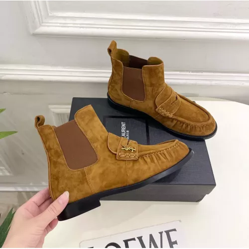 Wholesale Yves Saint Laurent YSL Boots For Women #1388346 $140.00 USD, Wholesale Quality Replica Yves Saint Laurent YSL Boots