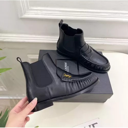 Wholesale Yves Saint Laurent YSL Boots For Women #1388349 $140.00 USD, Wholesale Quality Replica Yves Saint Laurent YSL Boots