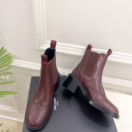 Replica Yves Saint Laurent YSL Boots For Women #1388359 $140.00 USD for Wholesale