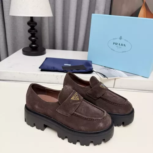 Wholesale Prada Loafers For Women #1388397 $100.00 USD, Wholesale Quality Replica Prada Leather Shoes