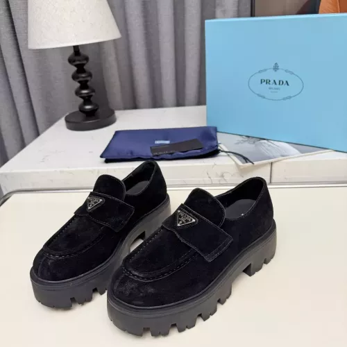 Replica Prada Loafers For Women #1388398 $100.00 USD for Wholesale