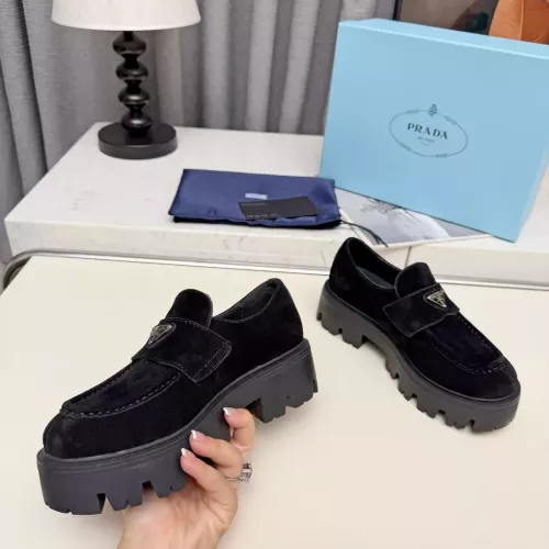 Replica Prada Loafers For Women #1388398 $100.00 USD for Wholesale