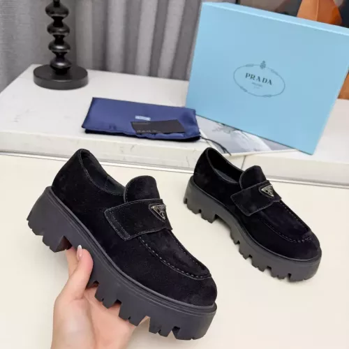 Replica Prada Loafers For Women #1388398 $100.00 USD for Wholesale