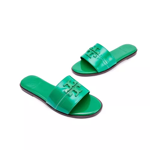 Wholesale Tory Burch TB Slippers For Women #1388445 $85.00 USD, Wholesale Quality Replica Tory Burch TB Slippers