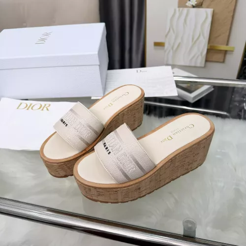 Replica Christian Dior Slippers For Women #1388457 $85.00 USD for Wholesale