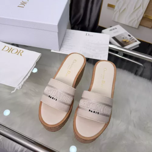 Replica Christian Dior Slippers For Women #1388457 $85.00 USD for Wholesale