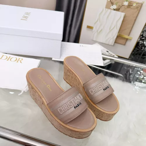 Replica Christian Dior Slippers For Women #1388458 $85.00 USD for Wholesale
