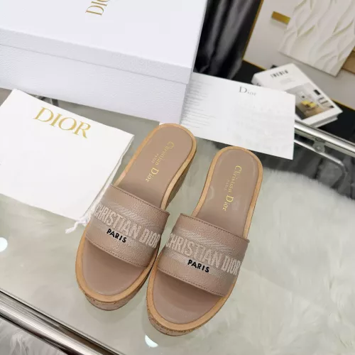 Replica Christian Dior Slippers For Women #1388458 $85.00 USD for Wholesale