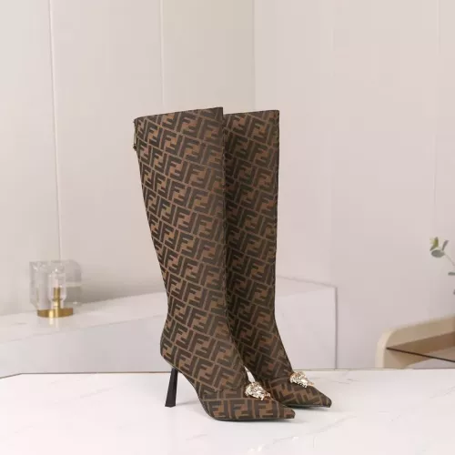 Replica Versace Boots For Women #1388583 $112.00 USD for Wholesale