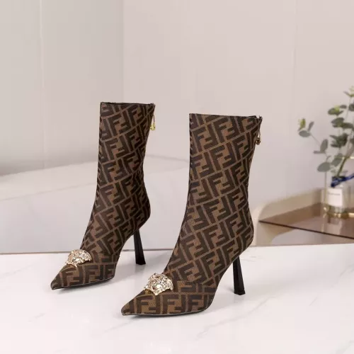 Wholesale Versace Boots For Women #1388584 $112.00 USD, Wholesale Quality Replica Versace Boots