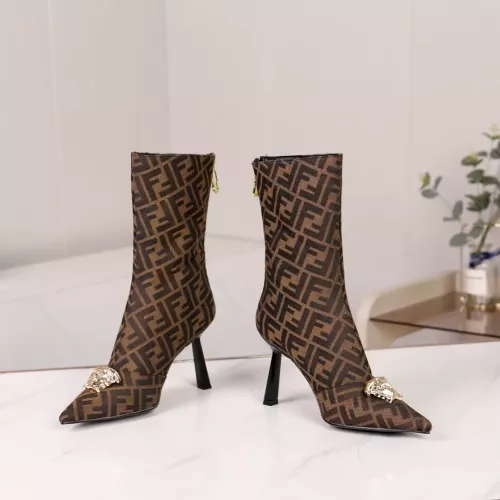 Replica Versace Boots For Women #1388584 $112.00 USD for Wholesale