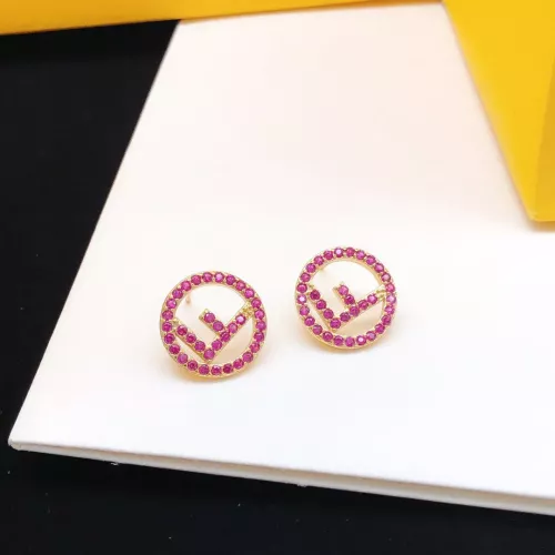 Wholesale Fendi Earrings For Women #1388708 $27.00 USD, Wholesale Quality Replica Fendi Earrings