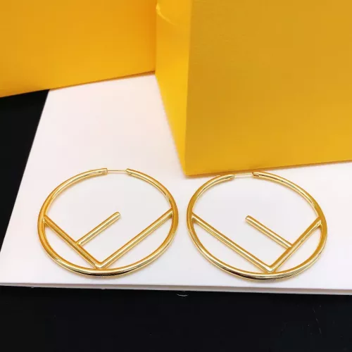 Wholesale Fendi Earrings For Women #1388715 $32.00 USD, Wholesale Quality Replica Fendi Earrings