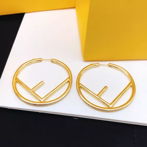 Wholesale Fendi Earrings For Women #1388716 $32.00 USD, Wholesale Quality Replica Fendi Earrings